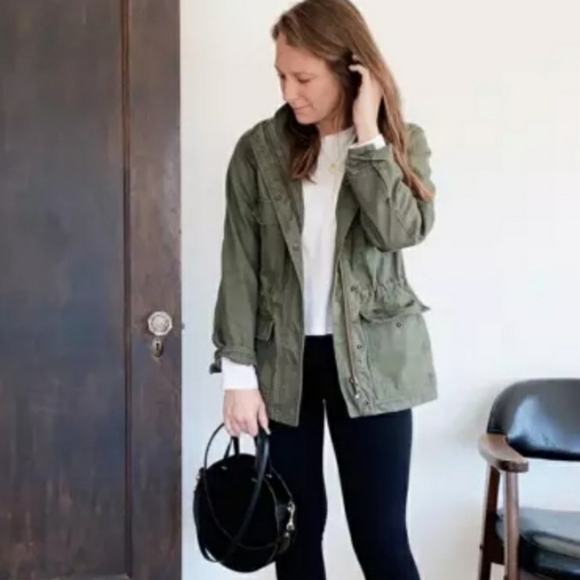 NEW Madewell | Olive Green Utility Jacket - Picture 11 of 11